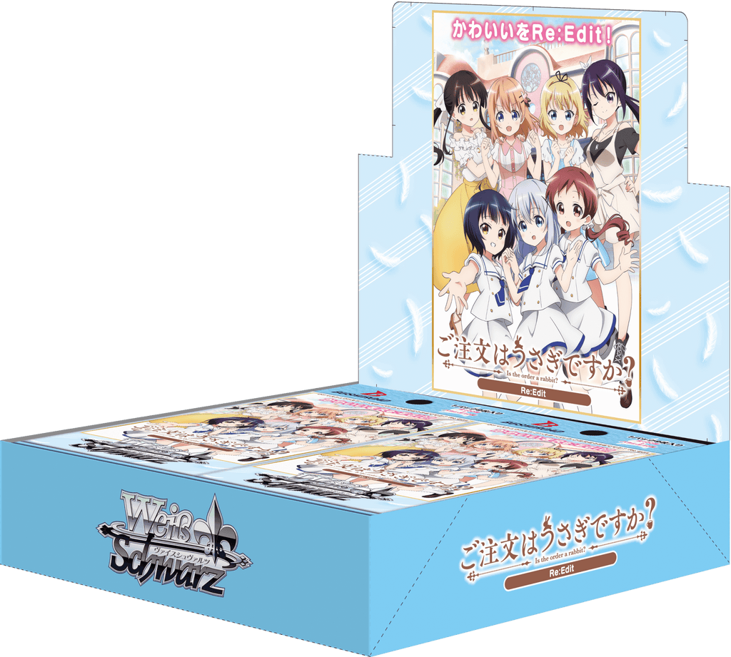 Weiss Schwarz: GochiUsa Is the Order a Rabbit? Re:Edit - JAPANESE Edition Booster Box - Lumius Inc
