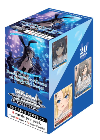 Weiss Schwarz: Rascal Does Not Dream of Bunny Girl Senpai - ENGLISH Edition REPRINT Booster Box - Lumius Inc