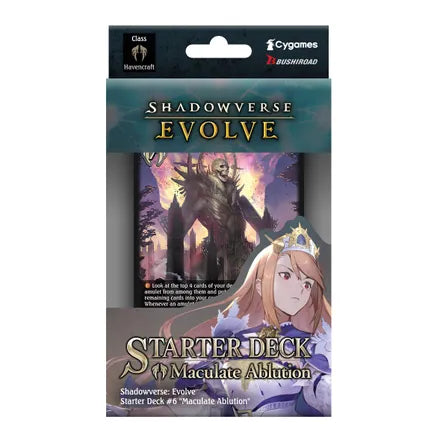 Shadowverse Evolve Starter Deck: Maculate Ablution - SD06: Maculate Ablution (SD06) Shadowverse Evolve Starter Deck: Maculate Ablution - SD06: Maculate Ablution (SD06)