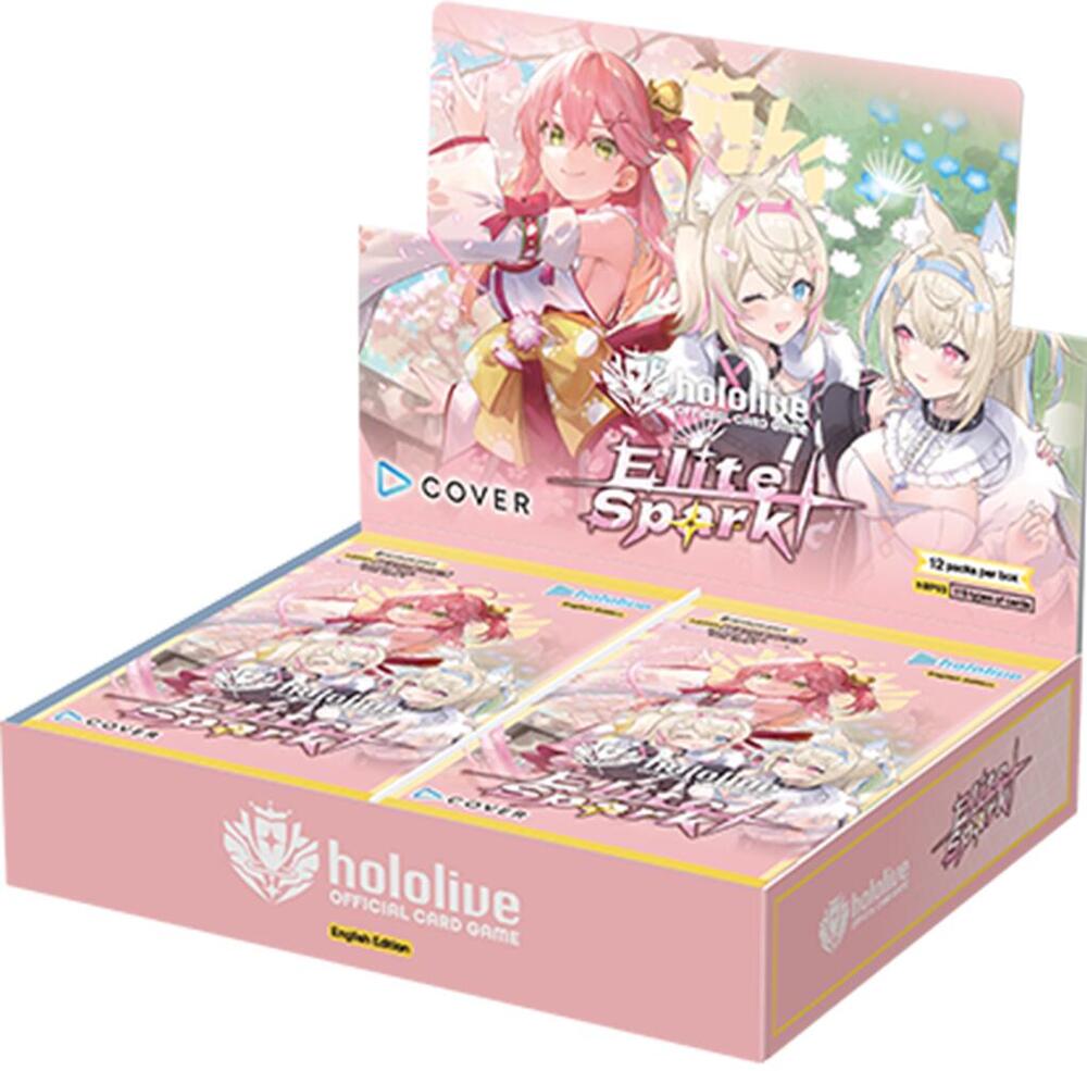 PRE-ORDER hololive OFFICIAL CARD GAME: Elite Spark - ENGLISH Edition Booster Box