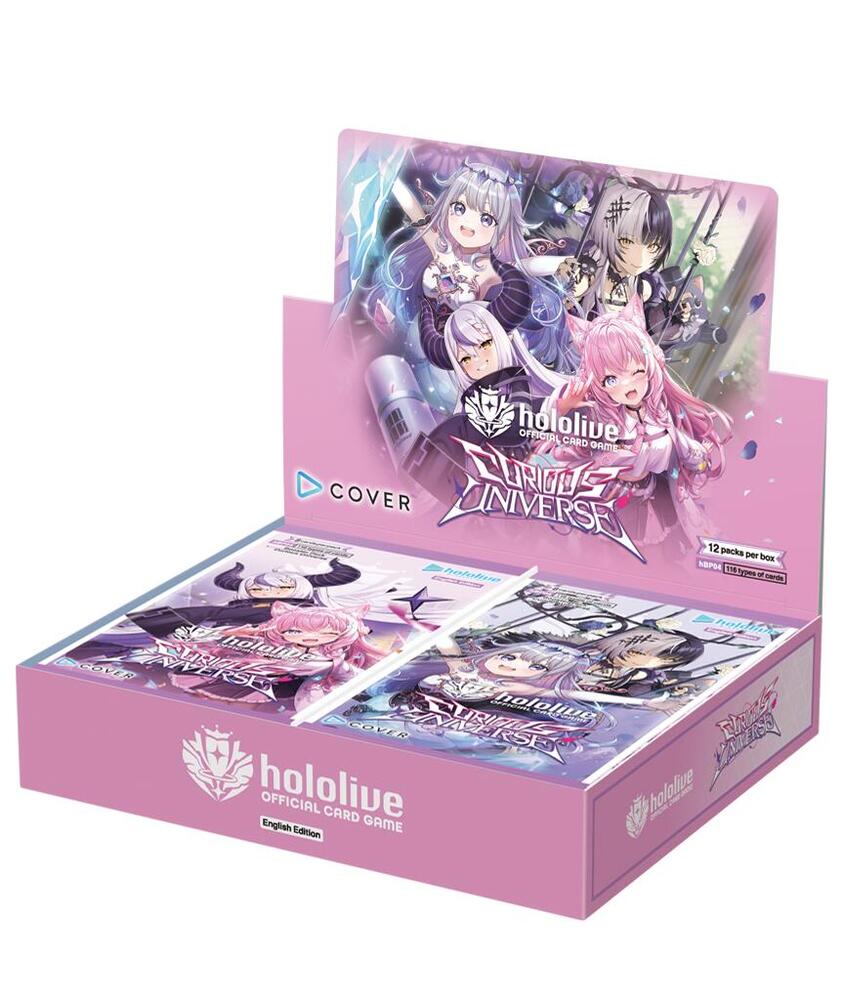 PRE-ORDER hololive OFFICIAL CARD GAME: Curious Universe - ENGLISH Edition Booster Box