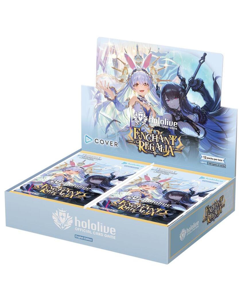 PRE-ORDER hololive OFFICIAL CARD GAME: Enchant Regalia - ENGLISH Edition Booster Box
