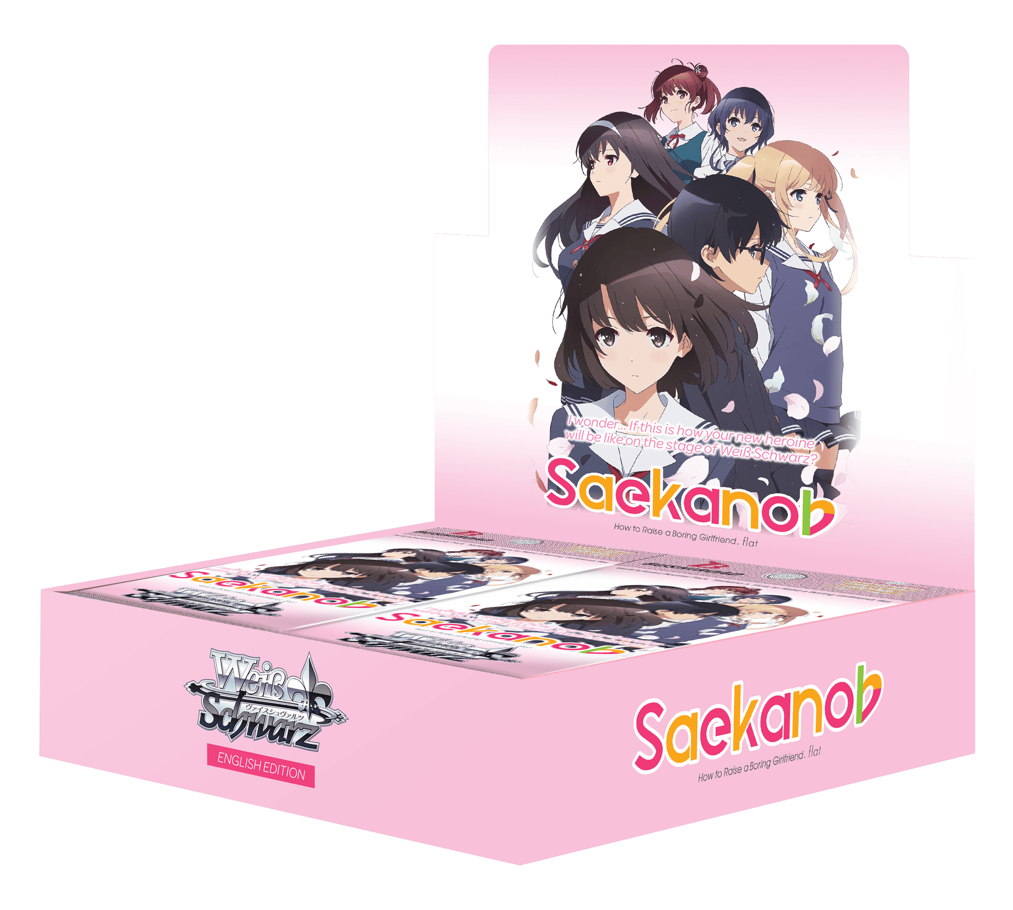 PRE-ORDER Weiss Schwarz: Saekano♭: How to Raise a Boring. flat Girlfriend ENGLISH Edition Booster Box - Lumius Inc