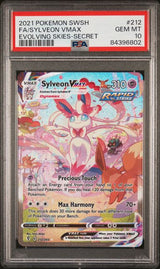 2021 POKEMON SWORD & SHIELD EVOLVING SKIES #212 FA/SYLVEON VMAX EVOLVING SKIES-SECRET