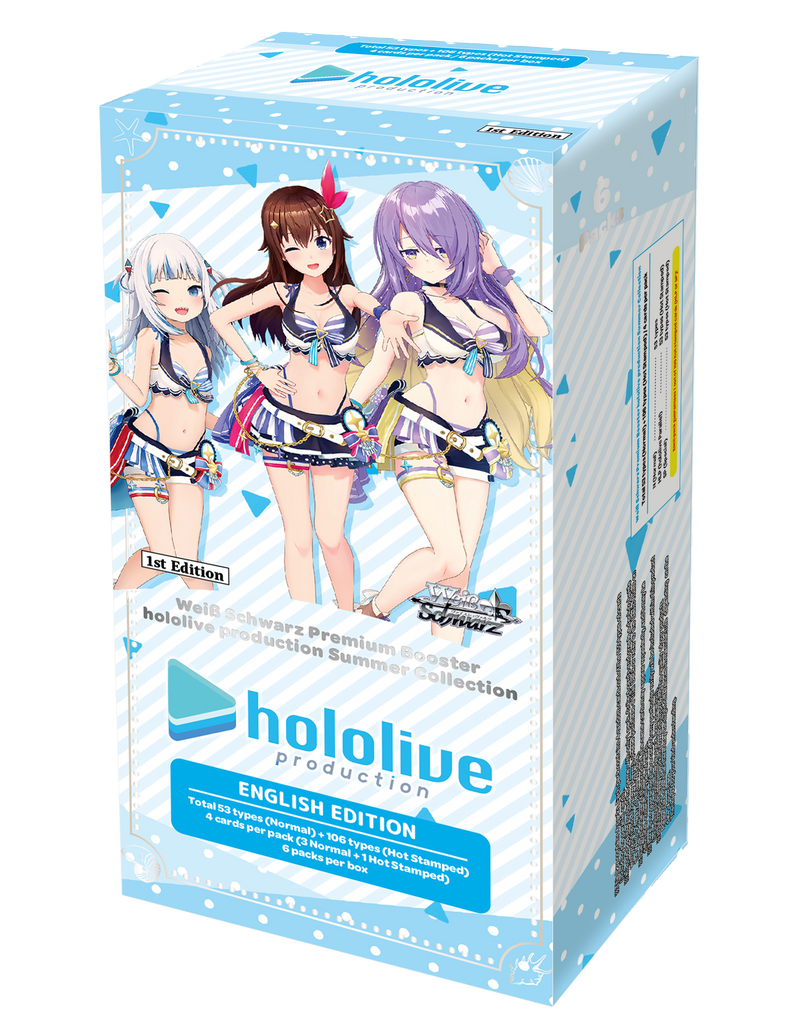 PRE-ORDER Weiss Schwarz: Hololive Production Summer Collection- ENGLISH Edition Premium Booster Box