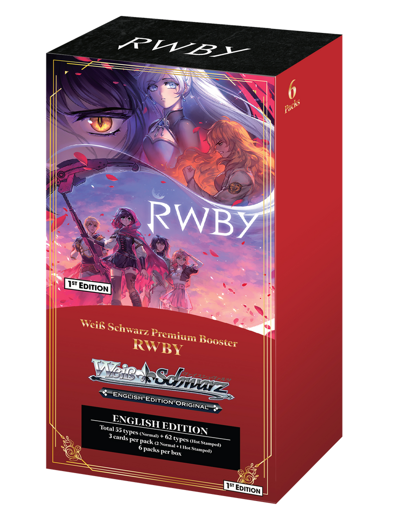 PRE-ORDER Weiss Schwarz: RWBY  - ENGLISH Edition Premium Booster Box