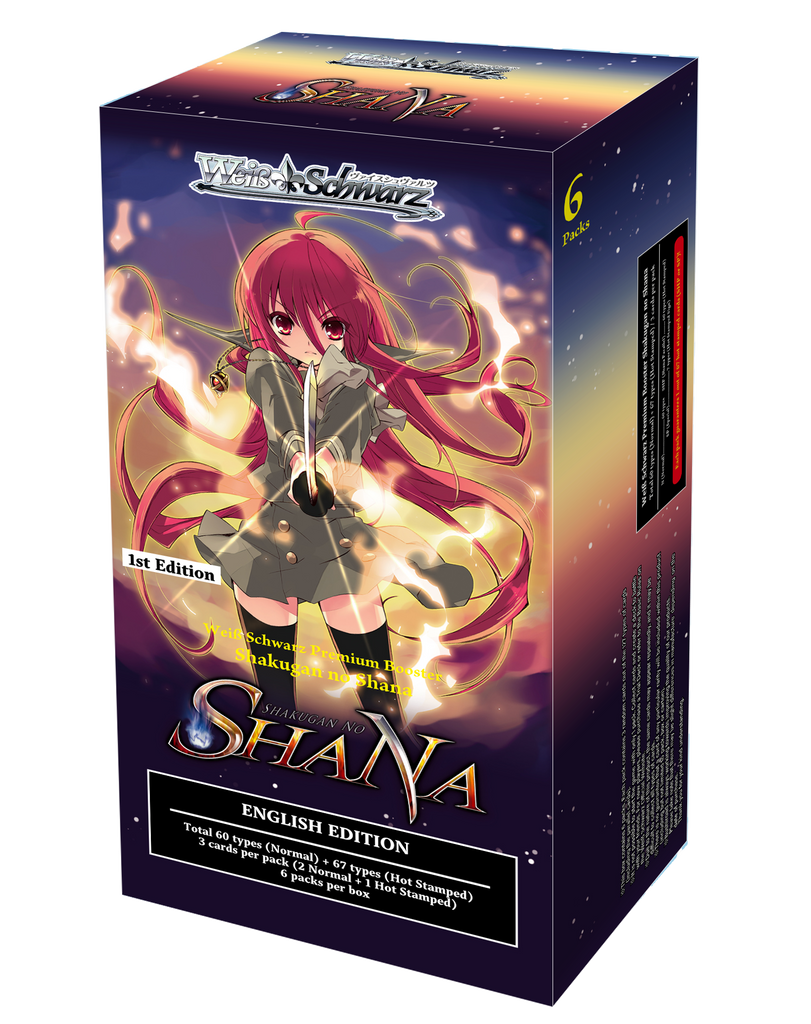 PRE-ORDER Weiss Schwarz: Shakugan no Shana  - ENGLISH Edition Premium Booster Box