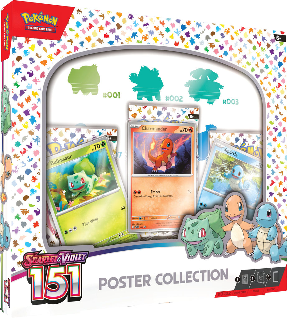PRE-ORDER Pokemon Scarlet and Violet 151 Poster Collection