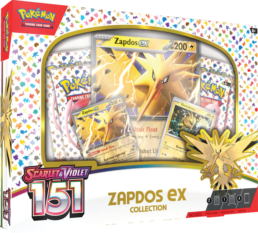 PRE-ORDER Pokemon Scarlet and Violet 151 Zapdos Ex Box Lumius Inc PRE-ORDER Pokemon Scarlet and Violet 151 Zapdos Ex Box Lumius Inc