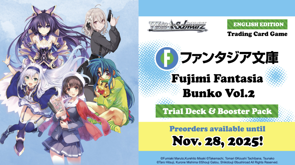 PRE-ORDER Weiss Schwarz: Fujimi Fantasia Bunko Vol.2 - ENGLISH Edition Booster Box