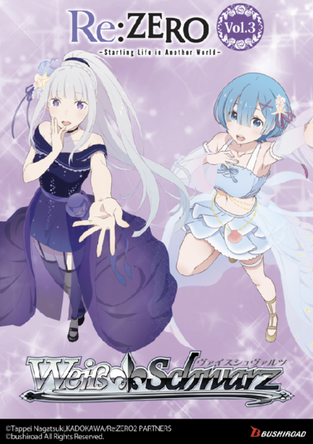 PRE-ORDER Weiss Schwarz: Re:ZERO -Starting Life in Another World- Vol.3 - ENGLISH Edition Booster Box