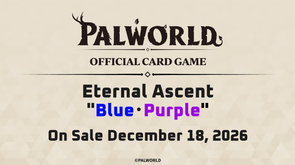 Palworld Official Card Game "Eternal Ascent Blue Purple" TD04 Trial Deck