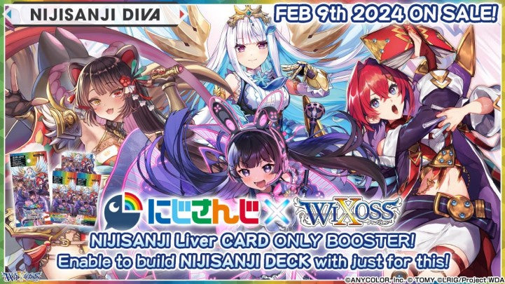 PRE-ORDER WIXOSS "NIJISANJI DIVA" English Booster Box