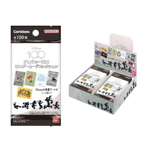 disney 100 japanese booster box Bandai Cardass