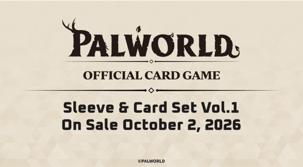 PRE-ORDER Palworld Official Card Game Sleeve & Card Set Vol. 1