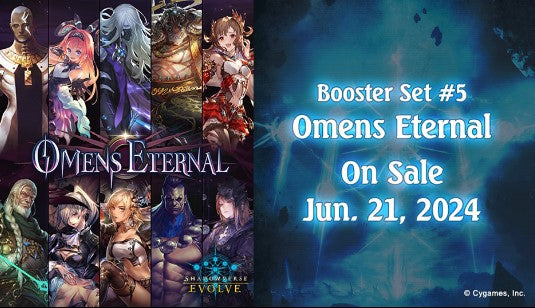 PRE-ORDER Shadowverse: Evolve - Omens Eternal English Edition Booster Box SVEEBP05