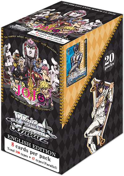 REPRINT Weiss Schwarz: JoJo's Bizarre Adventure: Golden Wind - ENGLISH Booster Box