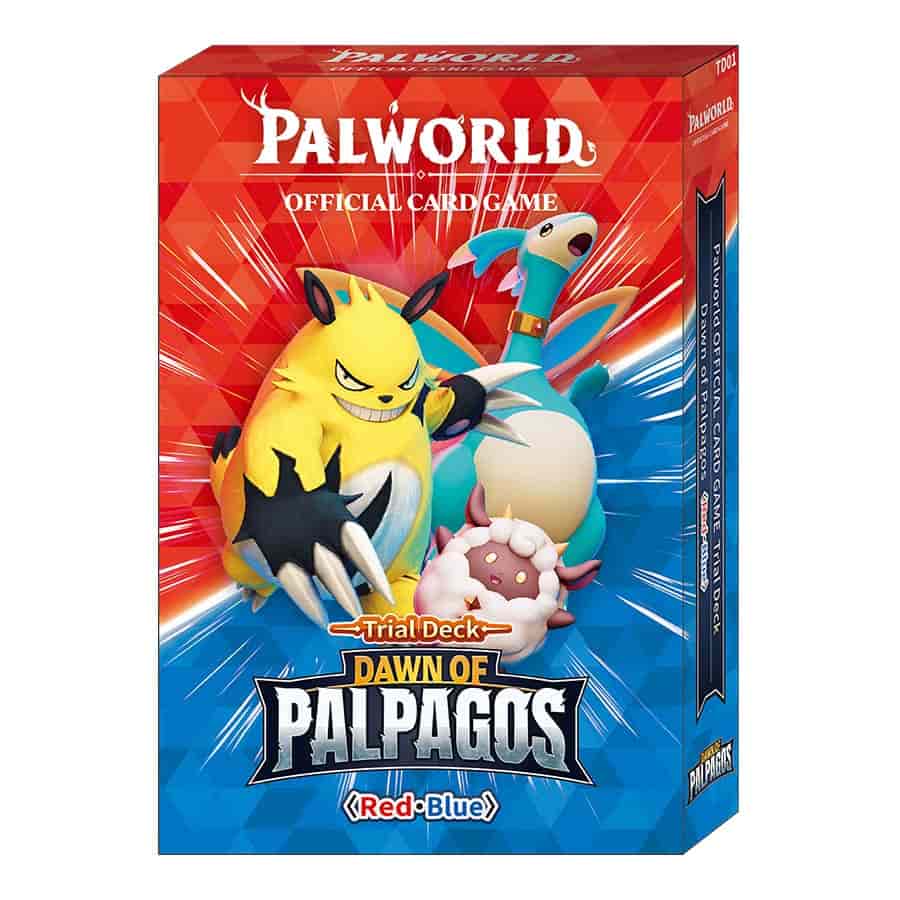 Palworld Official Card Game "Dawn of Palpagos Red Blue" TD01 Trial Deck