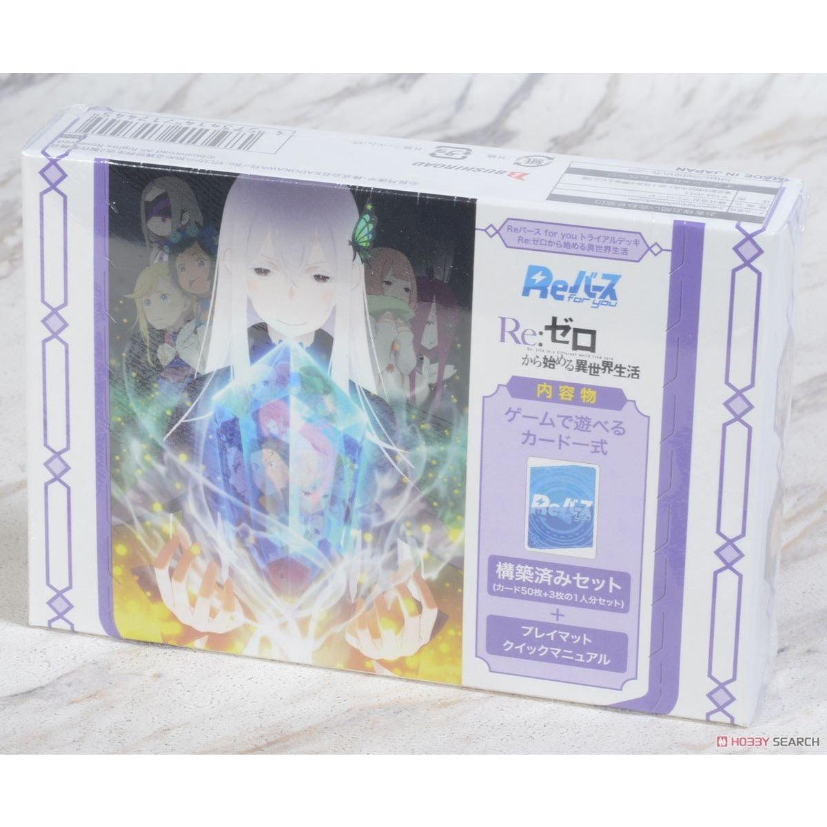 Rebirth for you : Trial Deck Re: Life in a different world from zero JAPANESE Trial Deck - Lumius Inc