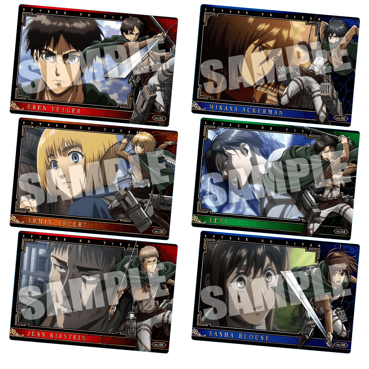 BANDAI Attack On Titan Final Season Vol. 2 Wafer Card Packs - Lumius Inc
