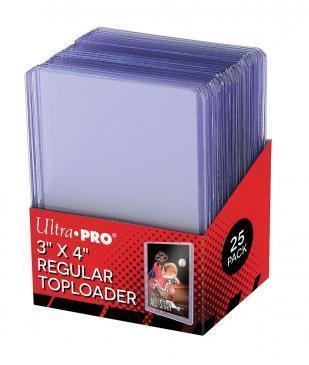 Ultra Pro 3" X 4" Clear Regular Toploader 25ct - Lumius Inc