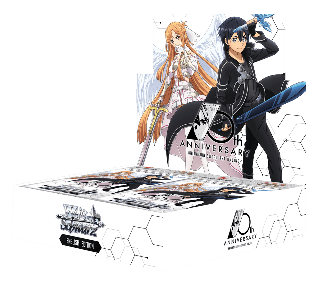 Weiss Schwarz: Sword Art Online - SAO 10th Anniversary - English Booster Box - Lumius Inc