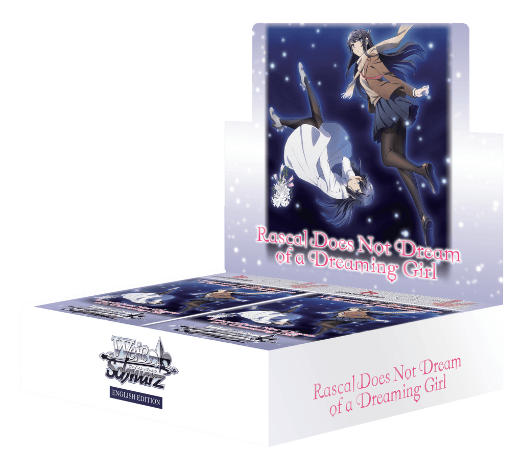 Weiss Schwarz: Rascal Does Not Dream of a Dreaming Girl- ENGLISH Edition Booster Box - Lumius Inc
