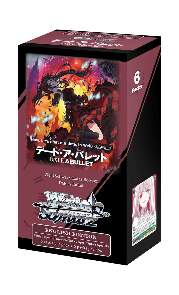 Weiss Schwarz: Date A Bullet - English Edition Extra Booster Box - Lumius Inc