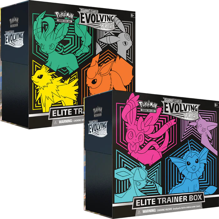 English Pokemon Sword & Shield Evolving Skies Elite Trainer Box - Lumius Inc