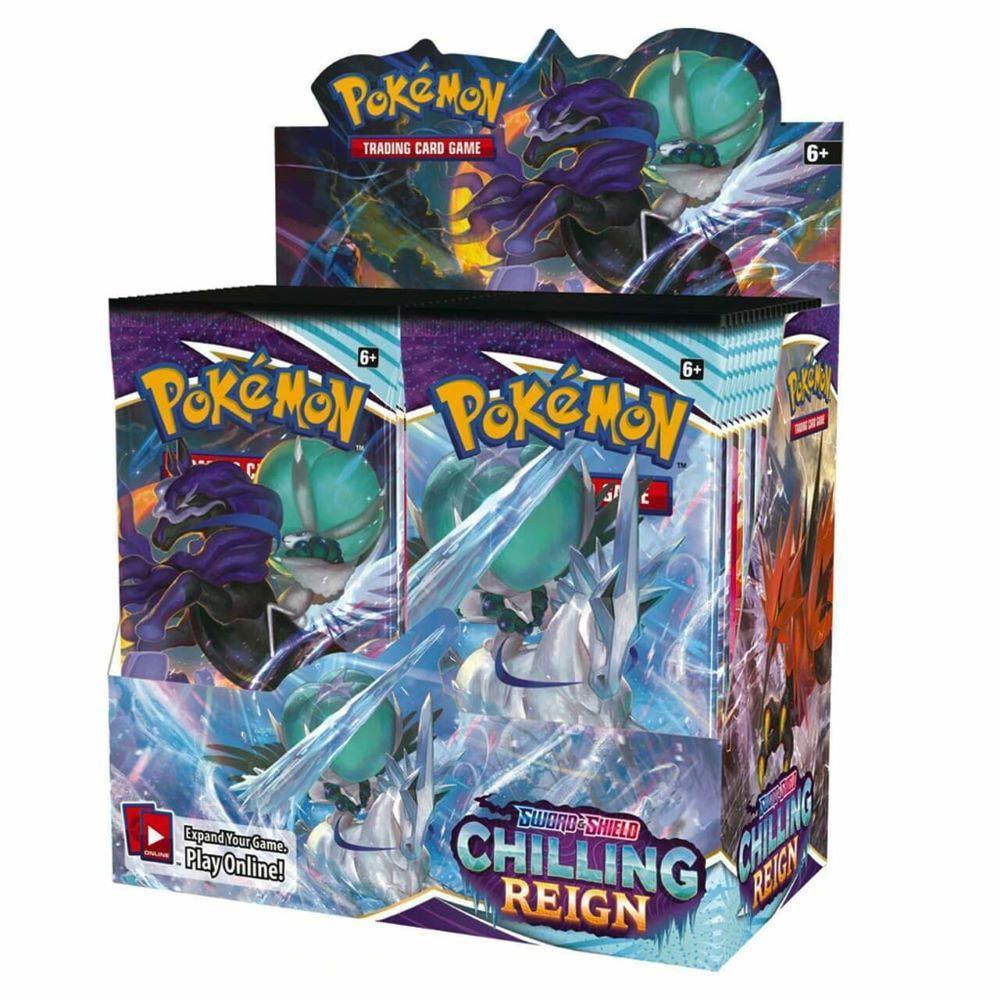 English Pokémon TCG: Sword & Shield Chilling Reign Booster Box (36 Packs) - Lumius Inc