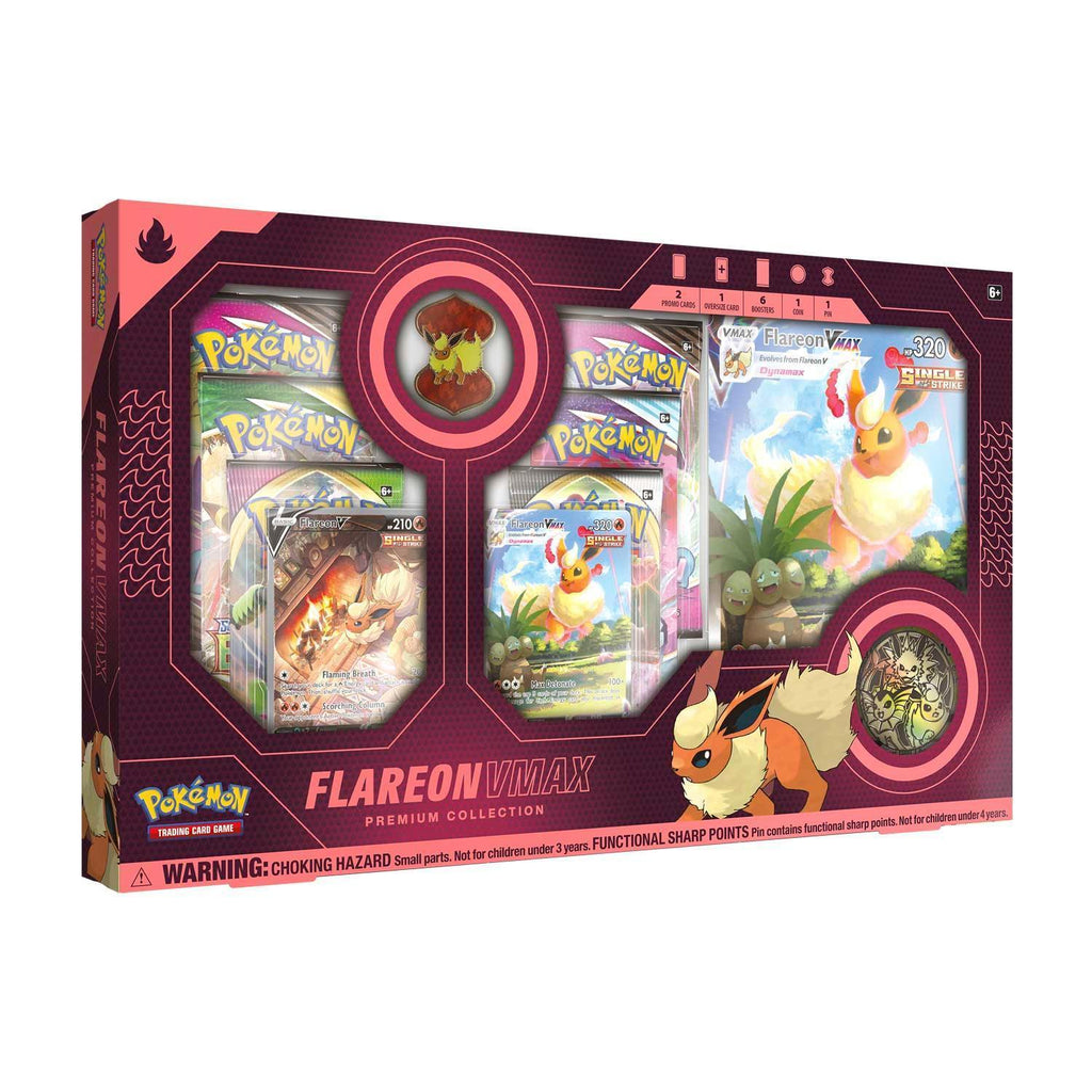 Pokémon TCG: Flareon VMAX Premium Collection - Lumius Inc