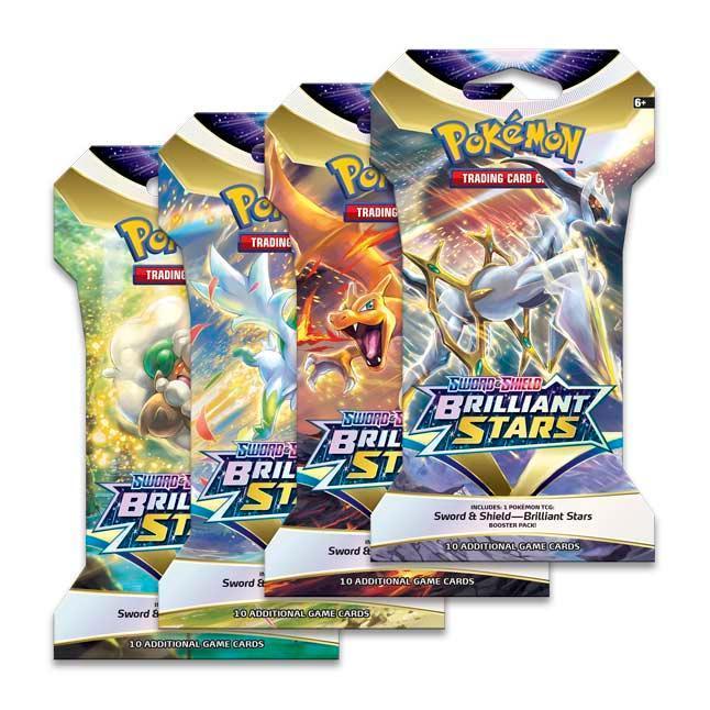 English Pokemon Card Game Sword and Shield Brilliant Stars Sleeved Booster Pack - Lumius Inc
