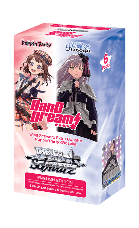 Weiss Schwarz: Poppin'Party × Roselia - English Edition Extra Booster Box - Lumius Inc