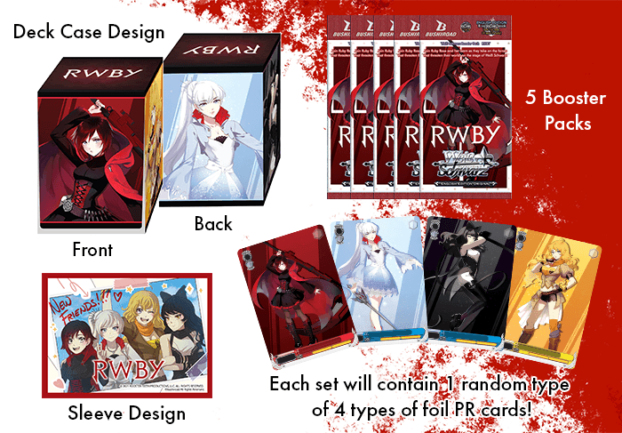 Weiss Schwarz: RWBY - English Edition Supply Set - Lumius Inc