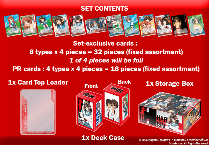 Weiss Schwarz: The Melancholy Of Haruhi Suzumiya - English Power Up Set - Lumius Inc