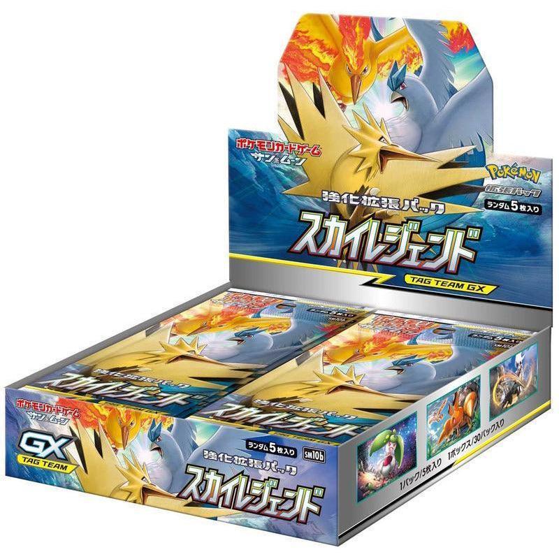 Japanese Pokemon TCG Sun & Moon Sky Legends sm10b Booster Box - Lumius Inc