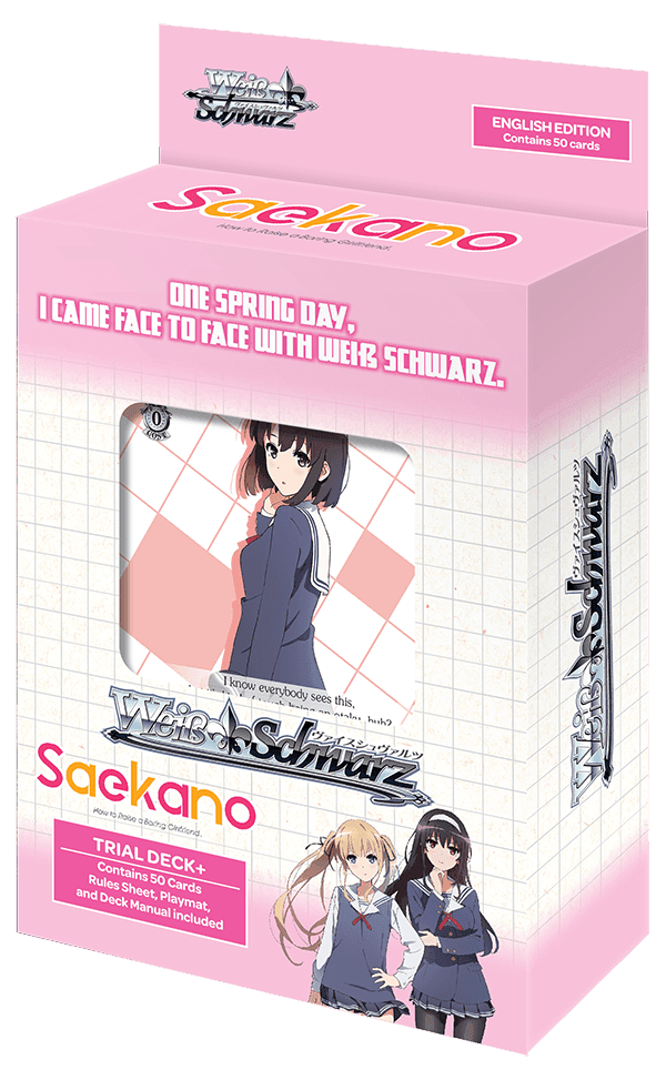 saekano booster box Weiss Schwarz: Saekano: How to Raise a Boring Girlfriend English Trial –  Lumius Inc