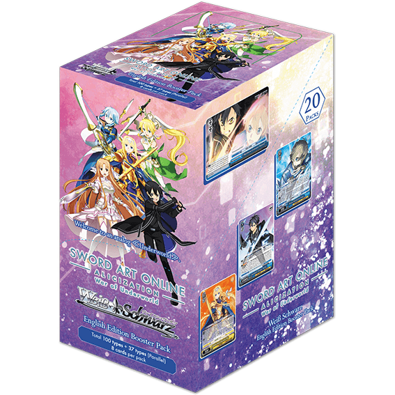 sao booster box Weiss Schwarz: Sword Art Online -Alicization- Vol.2