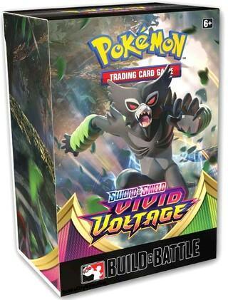 English Pokemon Trading Card Game: Sword and Shield Vivid Voltage Build and Battle Box - Lumius Inc