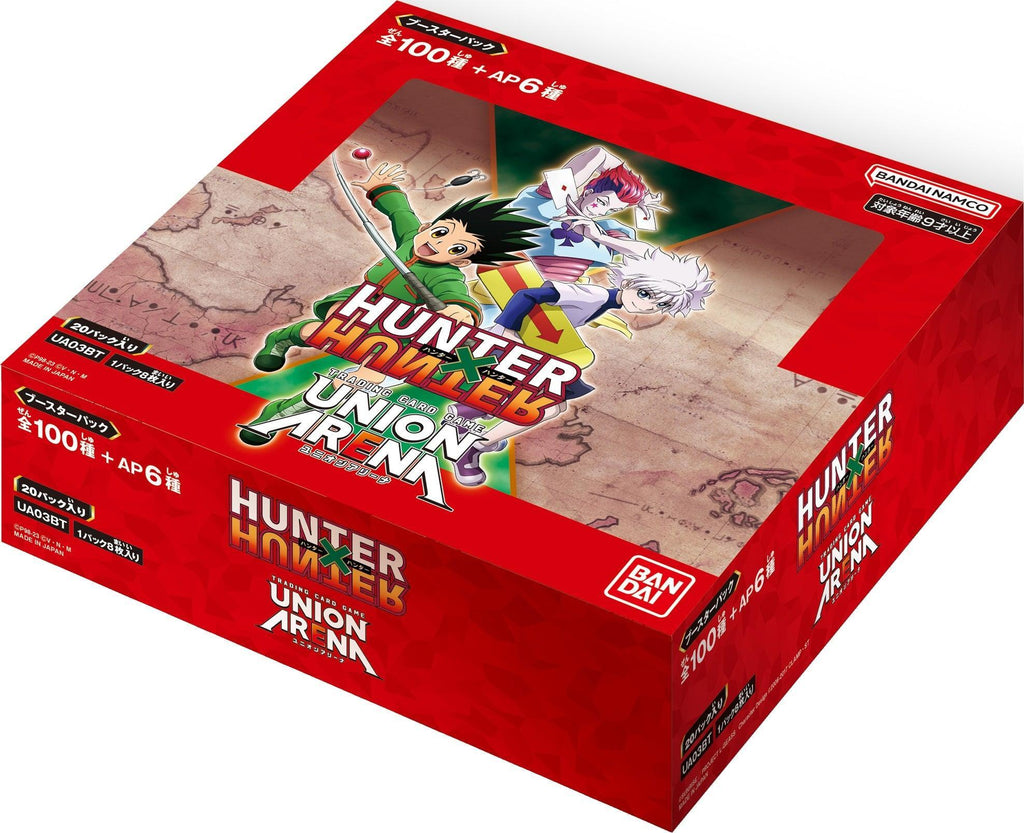 Union Arena TCG: Hunter X Hunter JAPANESE Booster Box UA03BT - Lumius Inc