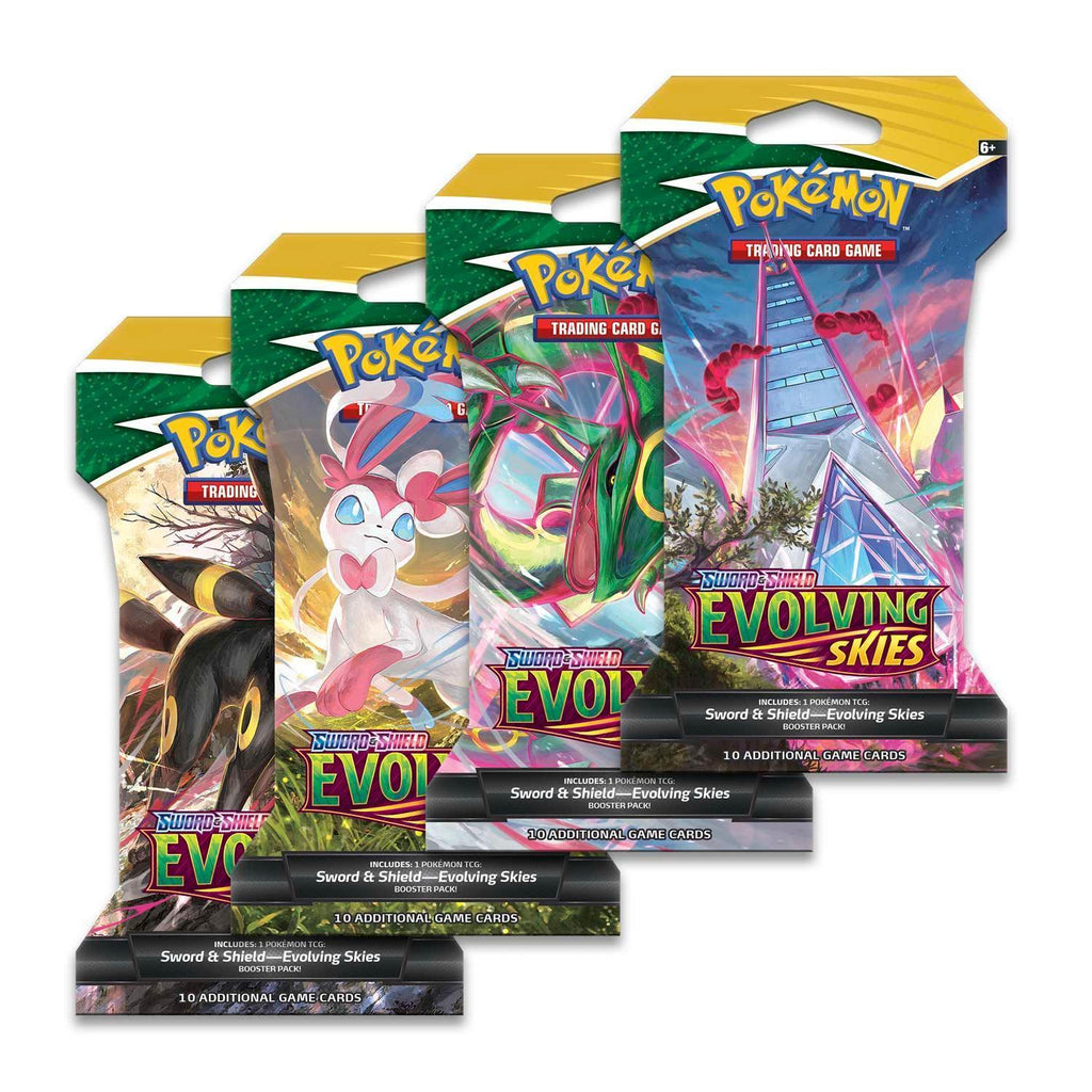 English Pokemon Card Game Sword and Shield Evolving Skies Sleeved Booster Pack - Lumius Inc