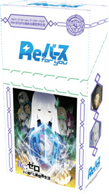 Rebirth for you : Re:Zero Life in a different world from zero JAPANESE Booster Box - Lumius Inc