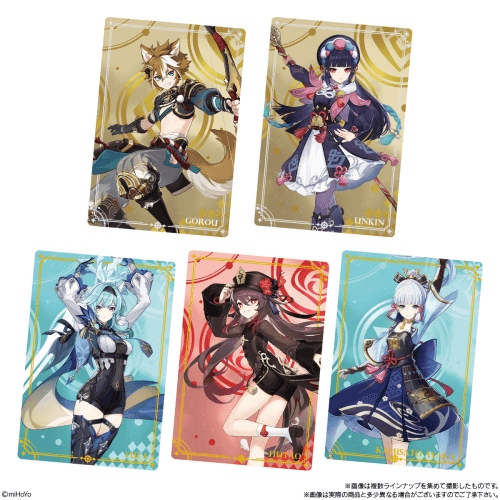 BANDAI Genshin Impact Wafer Card Packs - Lumius Inc