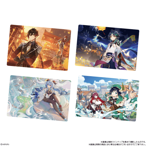 BANDAI Genshin Impact Wafer Card Packs - Lumius Inc